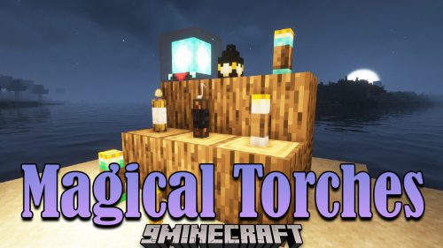 Magical Torches Mod (1.21.1, 1.20.1) – Light Source, Spawn Prevention Thumbnail