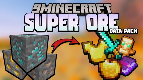 Minecraft But Every Ore Is Super Data Pack (1.18.2, 1.17.1) Thumbnail