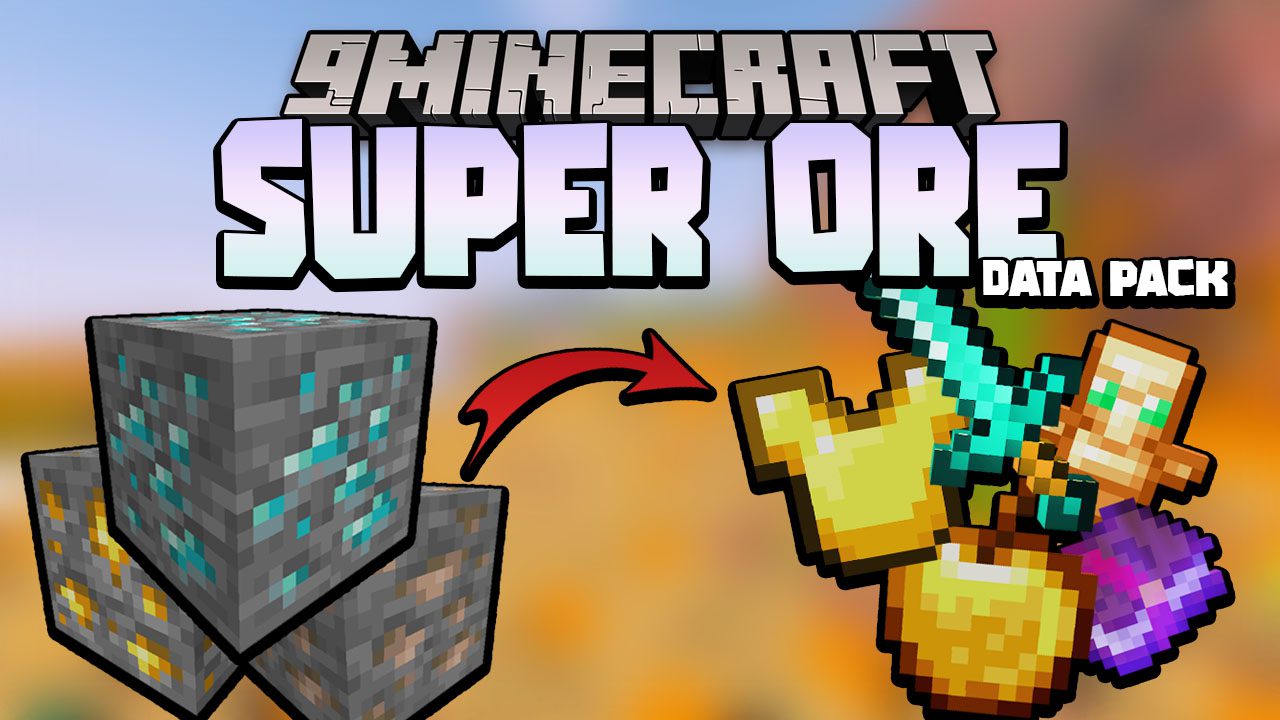 Minecraft But Every Ore Is Super Data Pack (1.18.2, 1.17.1) 1