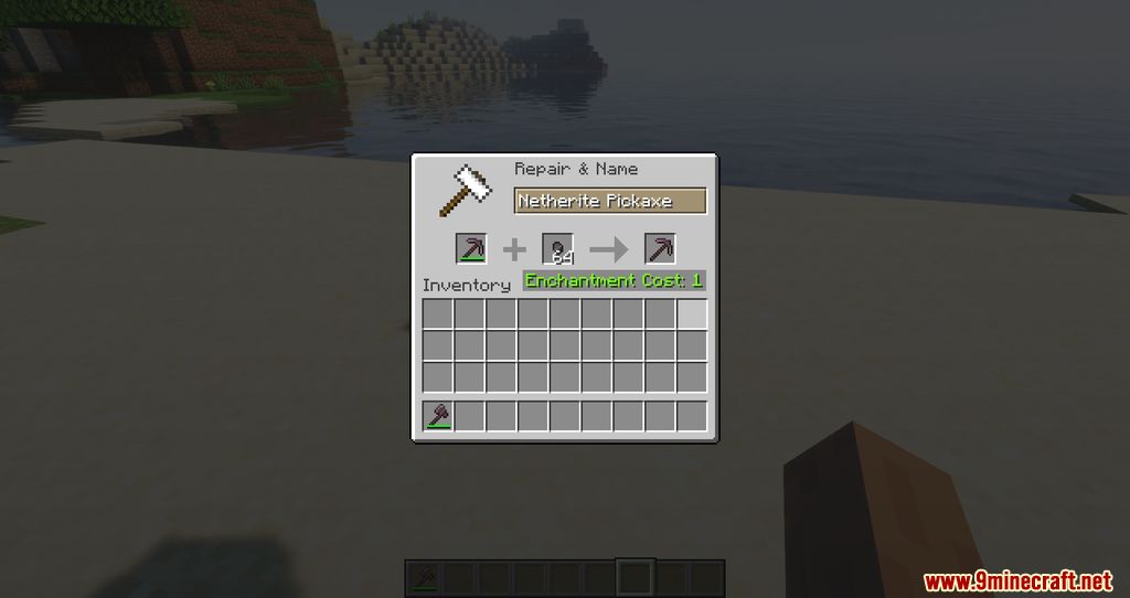 Netherite Nuggets Mod (1.19.4, 1.18.2) - Netherite Equipment Repair 3