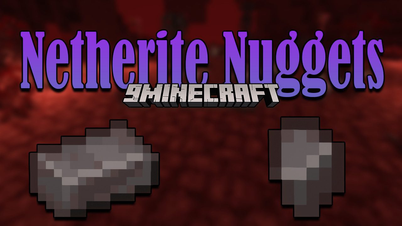 Netherite Nuggets Mod (1.19.4, 1.18.2) - Netherite Equipment Repair 1