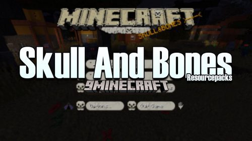 Skull and Bones Resource Pack (1.20.6, 1.20.1) – Texture Pack Thumbnail