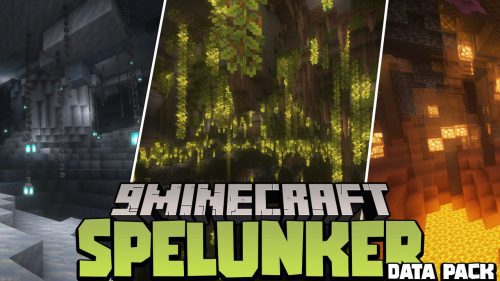 Spelunker Data Pack (1.18.2, 1.18.1) – Cave Dimensions! Thumbnail