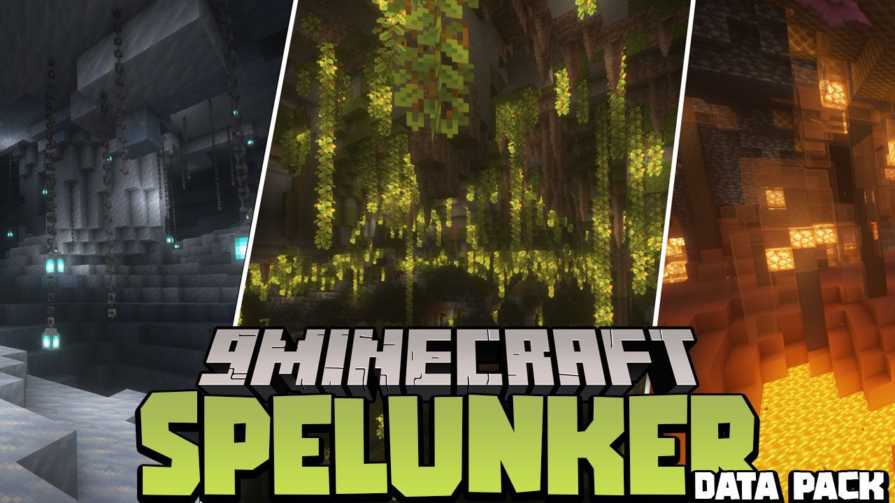 Spelunker Data Pack (1.18.2, 1.18.1) - Cave Dimensions! 1