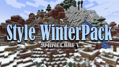 Default-Style Winter Resource Pack (1.18.2, 1.17.1) – Texture Pack Thumbnail