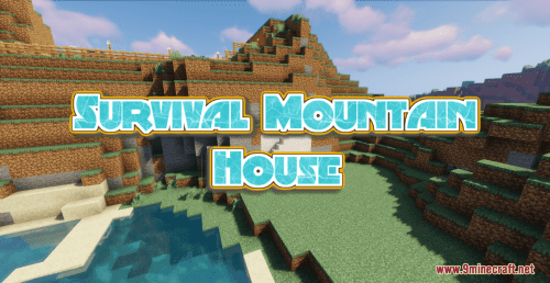 Survival Mountain House Map 1.18 for Minecraft Thumbnail