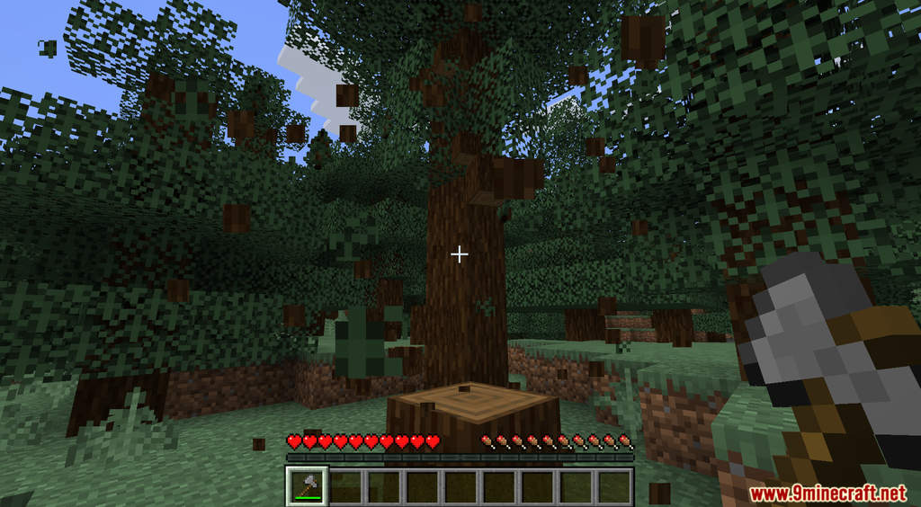 TreeCapitator Data Pack (1.18.2, 1.17.1) - An Easy Way To Clear A Forest 7