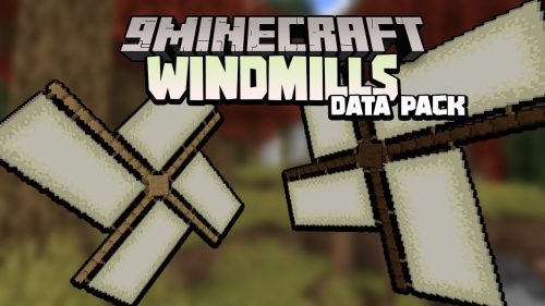 Windmills Data Pack (1.19.4, 1.18.2) – Animated Windmills Thumbnail