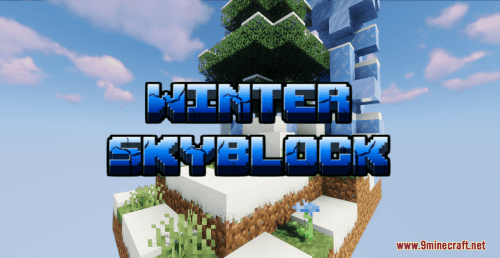 Winter Skyblock Map 1.18 for Mincraft Thumbnail