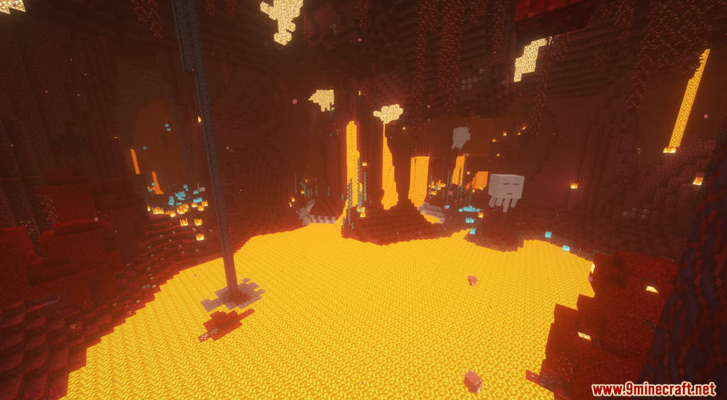 Cavernous Nether Data Pack 1.18.1, 1.17.1 (Cave-like Nether) 10