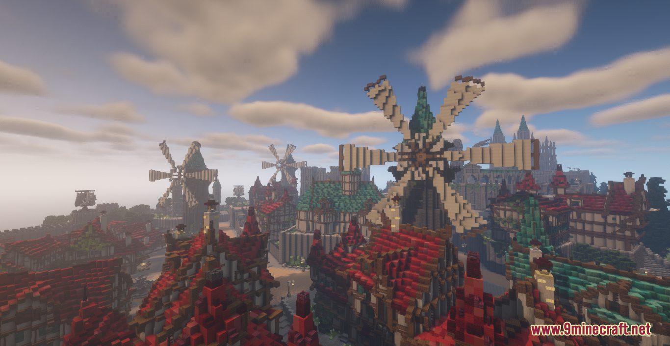 City of Mondstadt Map (1.19.3, 1.18.2) - Detailed Recreation of Mondstadt City 3