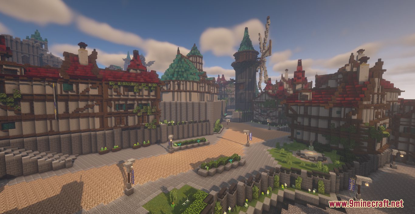 City of Mondstadt Map (1.19.3, 1.18.2) - Detailed Recreation of Mondstadt City 4