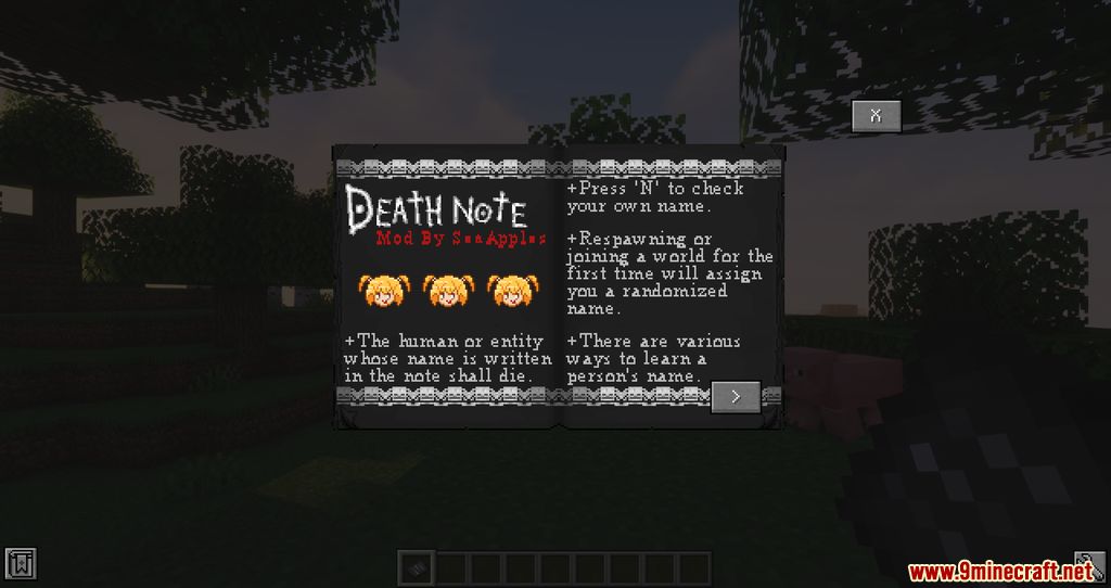 Death Note Mod 1.16.5 (Anime Inspired, Most powerful weapon) 3