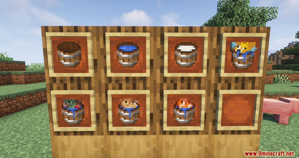 Early-Game Buckets Mod (1.18.2, 1.16.5) - Wooden & Ceramic Buckets 2