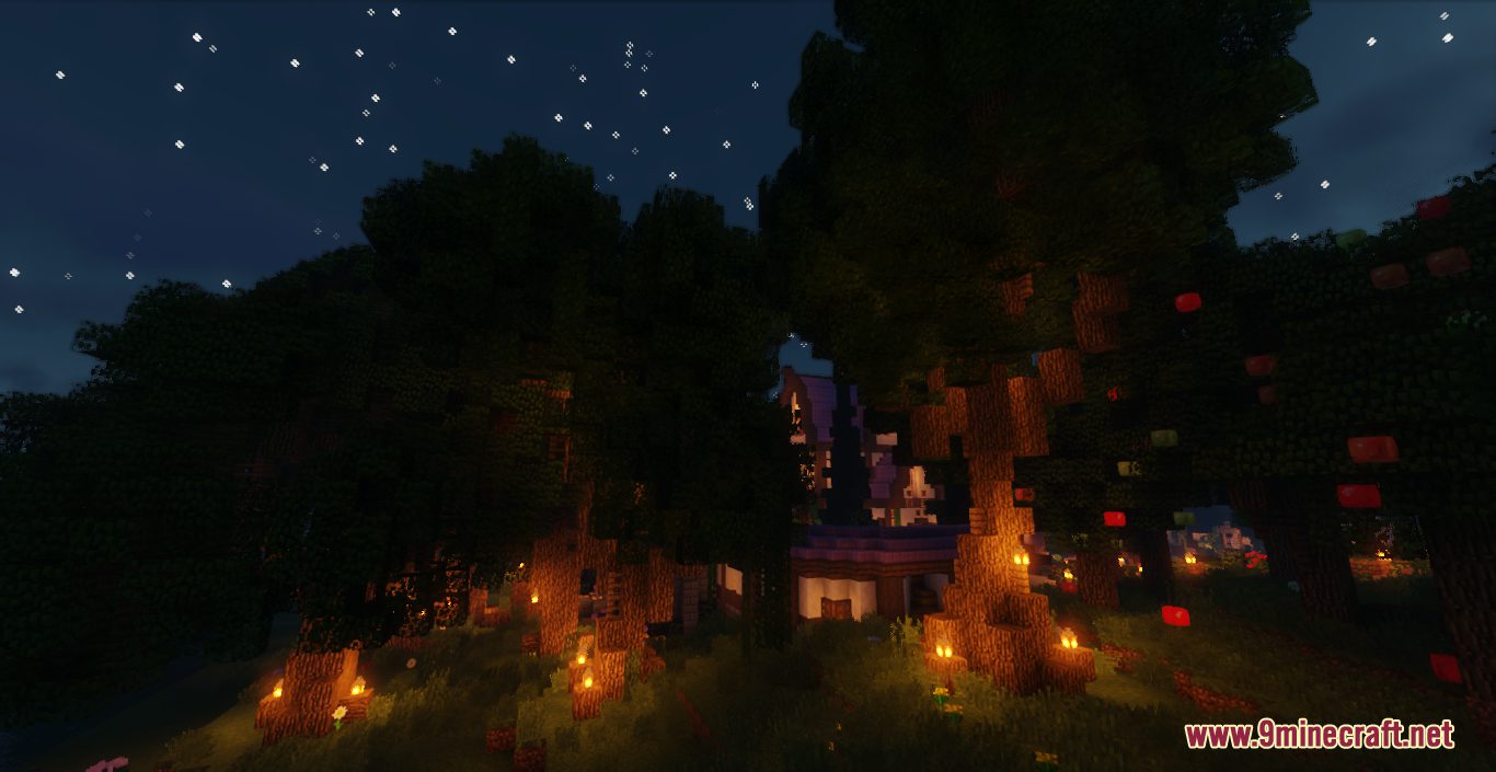 Fantasy Village And Botanist's Cabin Map (1.19.3, 1.18.2) - Magical Village 11