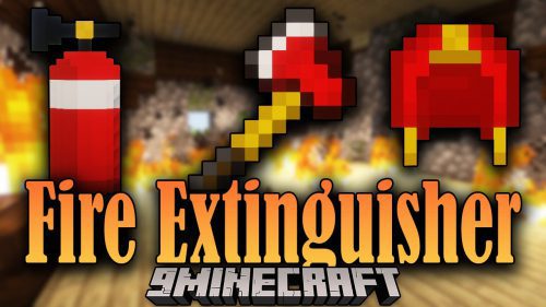 Kaworru’s Fire Extinguisher Mod (1.20.4, 1.19.4) – Stop the Fire Thumbnail