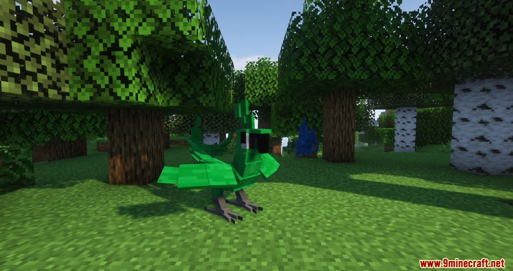 MegaParrot Mod (1.19.2, 1.18.2) - Upgraded Version of Parrots 6