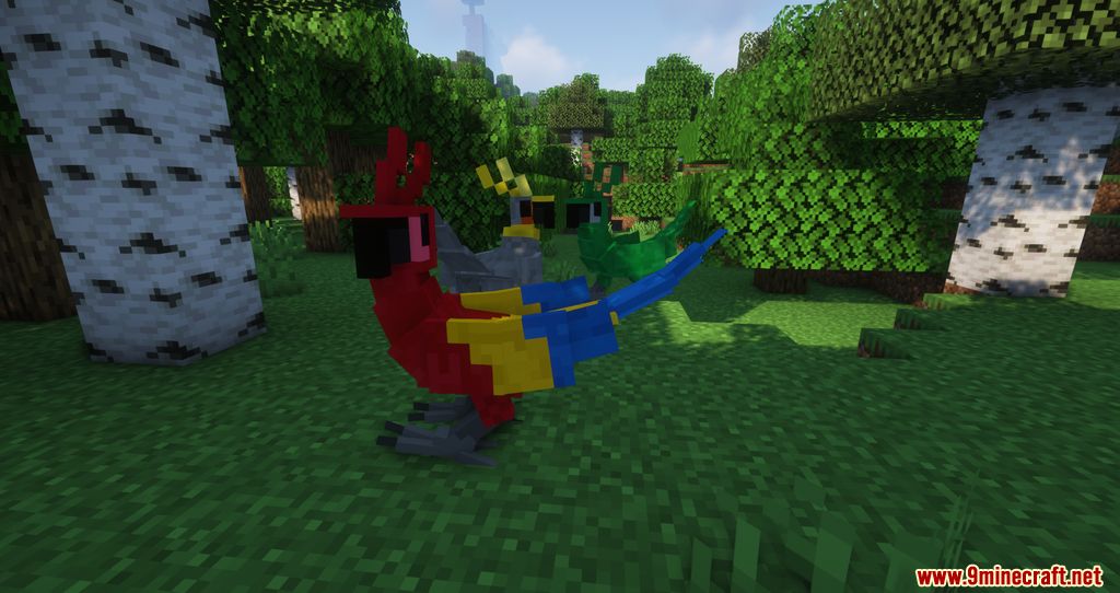 MegaParrot Mod (1.19.2, 1.18.2) - Upgraded Version of Parrots 7