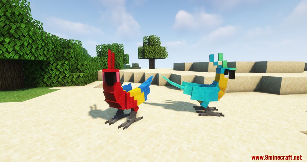 MegaParrot Mod (1.19.2, 1.18.2) - Upgraded Version of Parrots 11