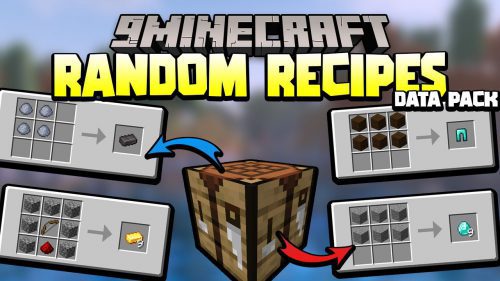 Minecraft But Crafts Are Random Data Pack 1.18.1, 1.17.1 (Random Recipes) Thumbnail