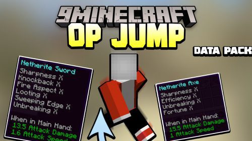 Minecraft But Jumping Is Extremely OP Data Pack 1.18.1, 1.17.1 (OP Jump) Thumbnail