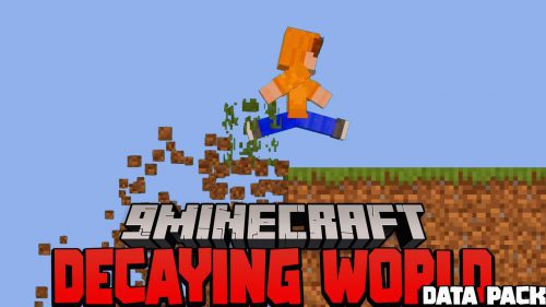 Minecraft But Moving Destroys The World Data Pack 1.18.1, 1.17.1 (Decaying World) Thumbnail