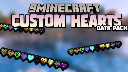 Minecraft But There Are Custom Hearts Data Pack (1.19.3, 1.18.2) – Unique Abilities Thumbnail