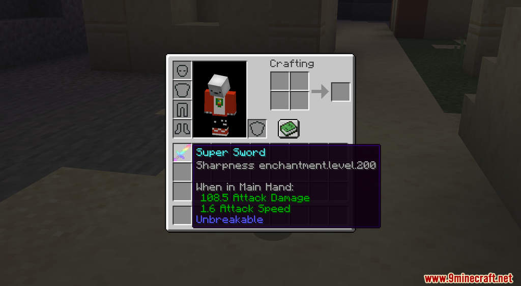 Minecraft But You Can Craft Super Sword Data Pack 1.18.1 (OP Sword) 11