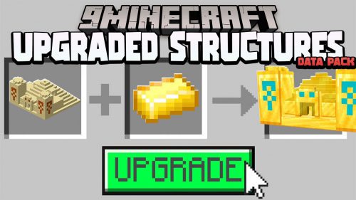 Minecraft But You Can Upgrade Structures Data Pack 1.18.1, 1.17.1 (Structures, Bosses, Rewards) Thumbnail