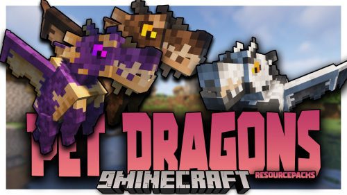 Pet Dragons Resource Pack (1.20.6, 1.20.1) – Texture Pack Thumbnail