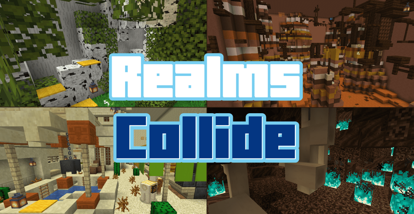 Realms Collide Map (1.18.1) - More than 30 Parkour Levels 1