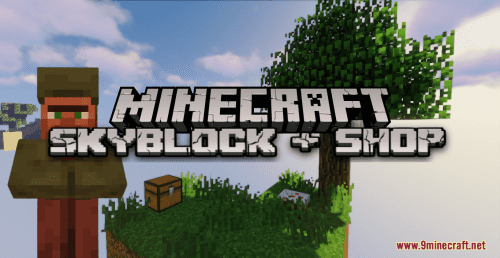 Skyblock + Shop Map (1.21.1, 1.20.1) – Trade and Survive on Sky Island Thumbnail