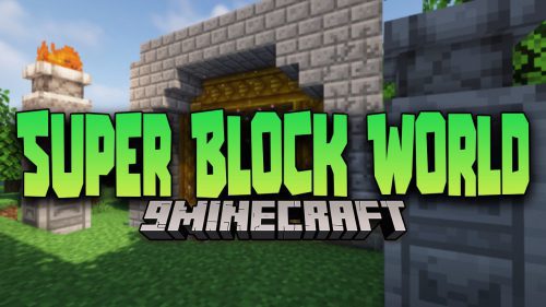 Super Block World Mod (1.19.3, 1.18.1) – Mario Inspried World Thumbnail