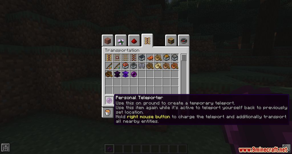 Teleport++ Mod 1.16.5 (Teleportation, Portals) 9