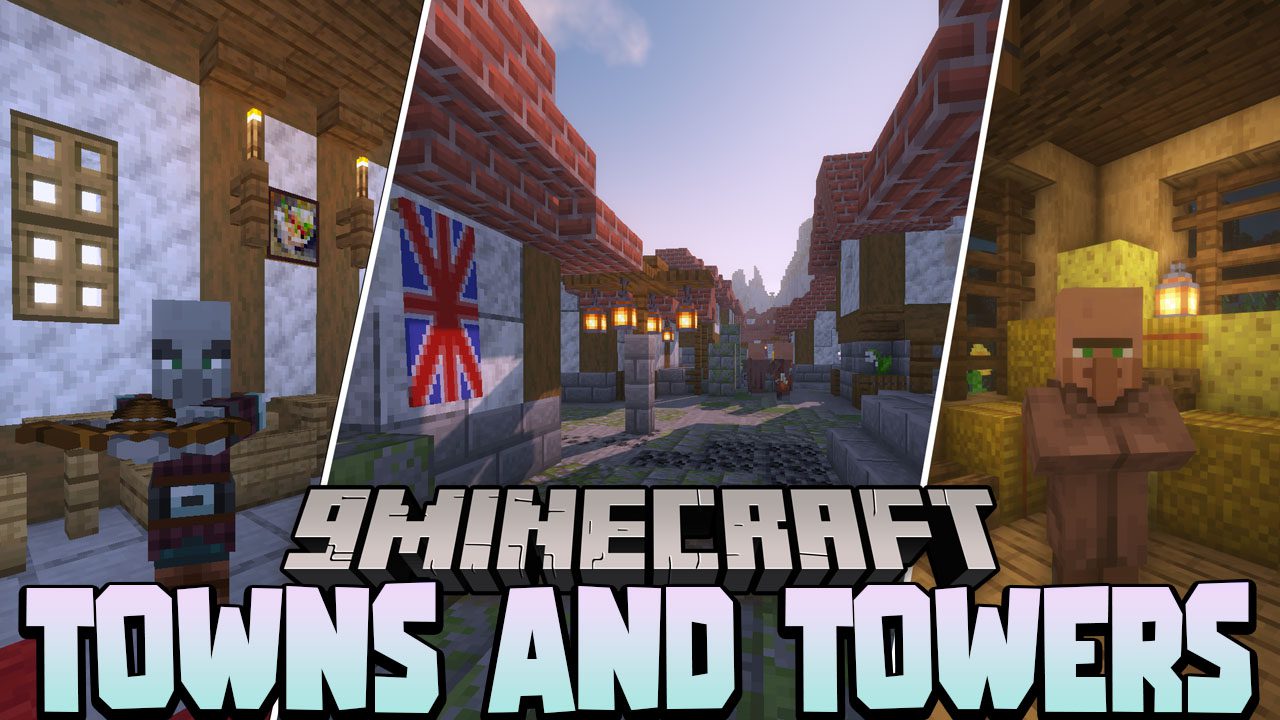 Towns And Towers Data Pack (1.17.1) - Better Structures! 1