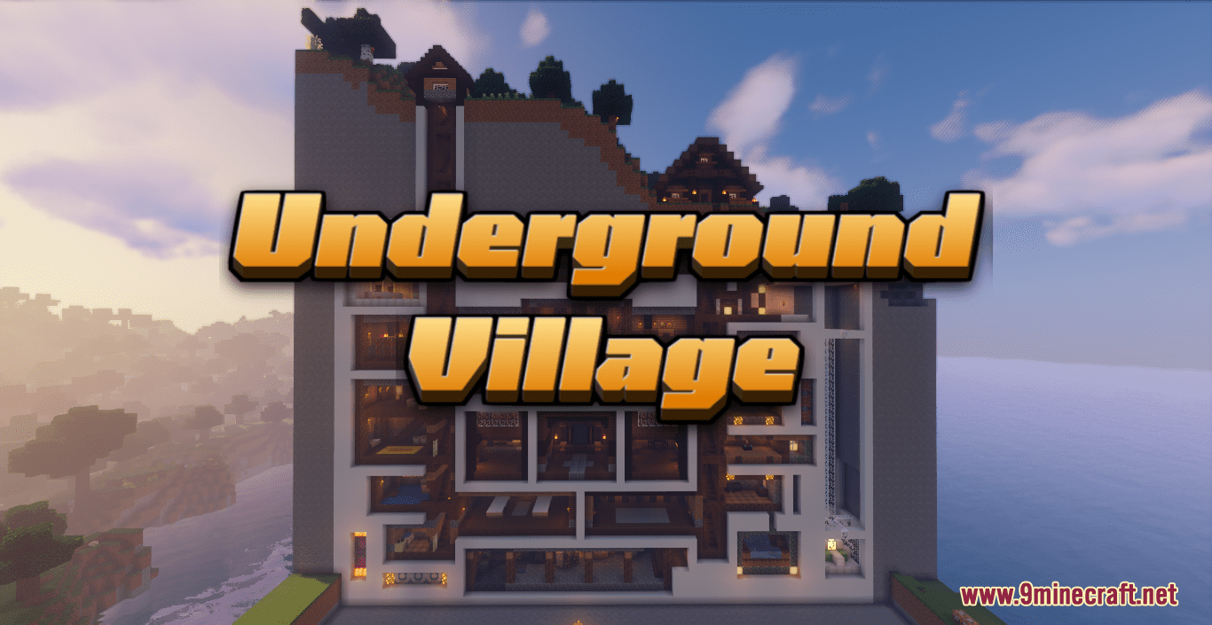 Underground Village Map (1.20.4, 1.19.4) - Special Village Design 1