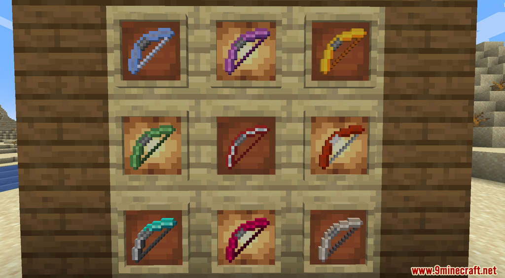 WASD Moar Bows Data Pack (1.19.3, 1.18.2) - New Ranged Weapons 12