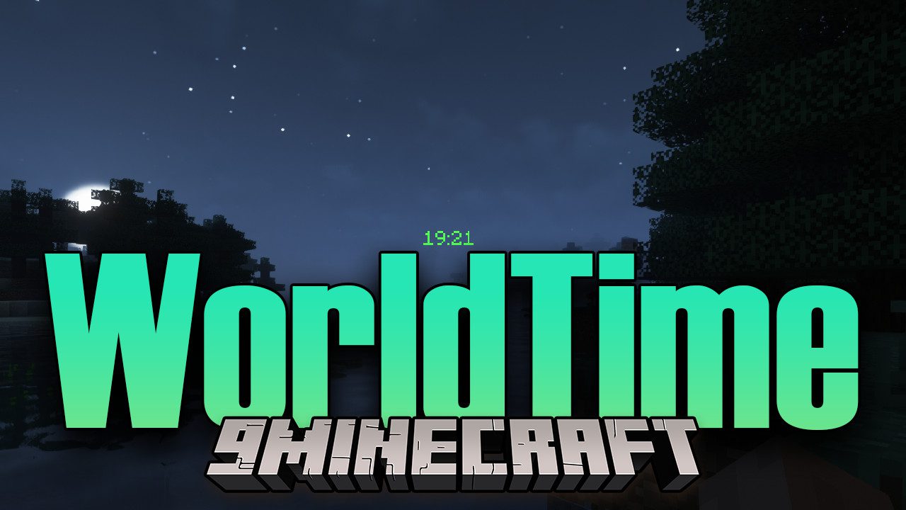 WorldTime Mod (1.20.4, 1.19.2) - Telling the Time 1