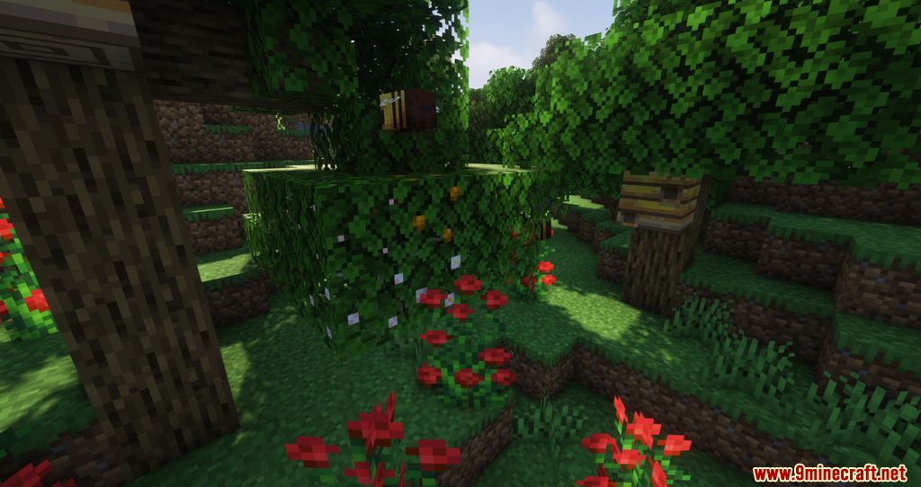 Blossom Mod (1.20.1, 1.19.4) - Getting Fruits from Trees 4