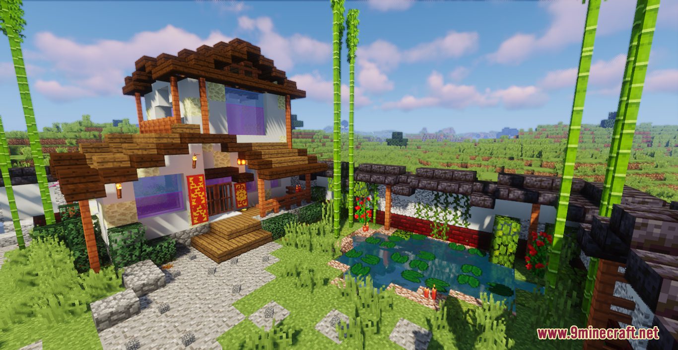 Chinese-Style House Map (1.21.1, 1.20.1) - Festive Chinese House 7