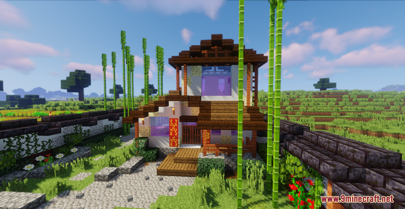 Chinese-Style House Map (1.21.1, 1.20.1) - Festive Chinese House 8