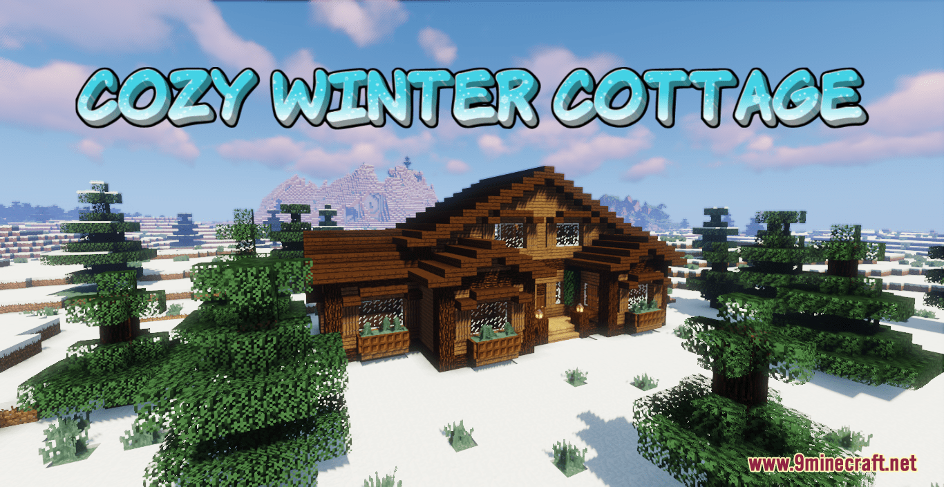 Cozy Winter Cottage Map (1.19.3, 1.18.2) - A Cozy Shelter for Winter 1