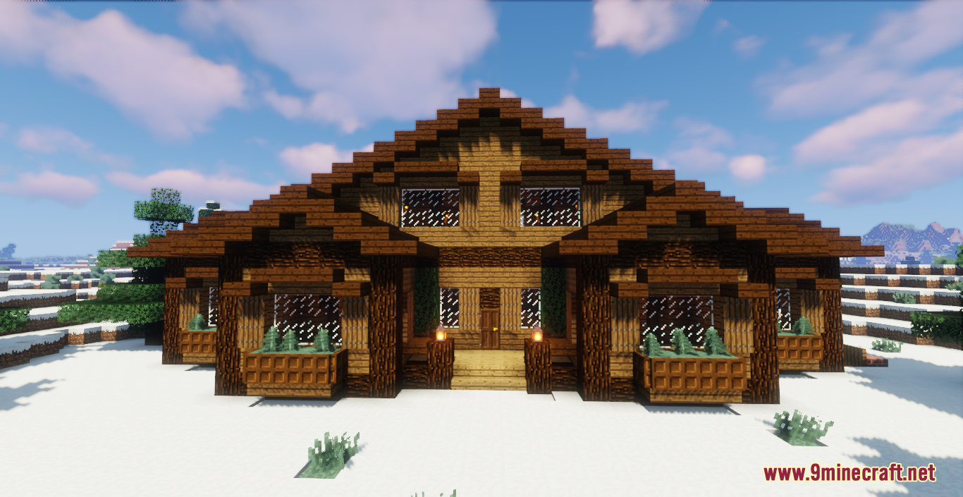 Cozy Winter Cottage Map (1.19.3, 1.18.2) - A Cozy Shelter for Winter 2