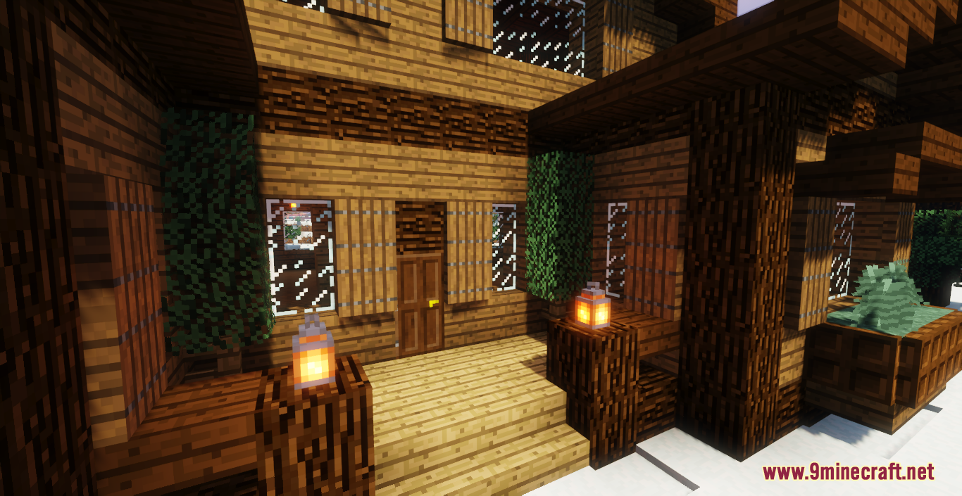 Cozy Winter Cottage Map (1.19.3, 1.18.2) - A Cozy Shelter for Winter 11