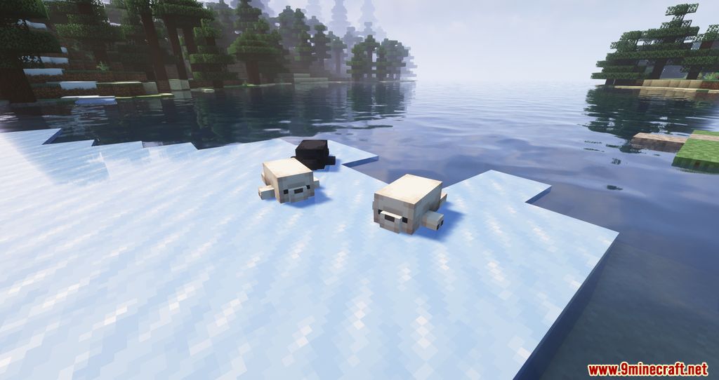Creatures of the Snow Mod (1.20.1, 1.19.4) - Snow biomes Creatures added 8