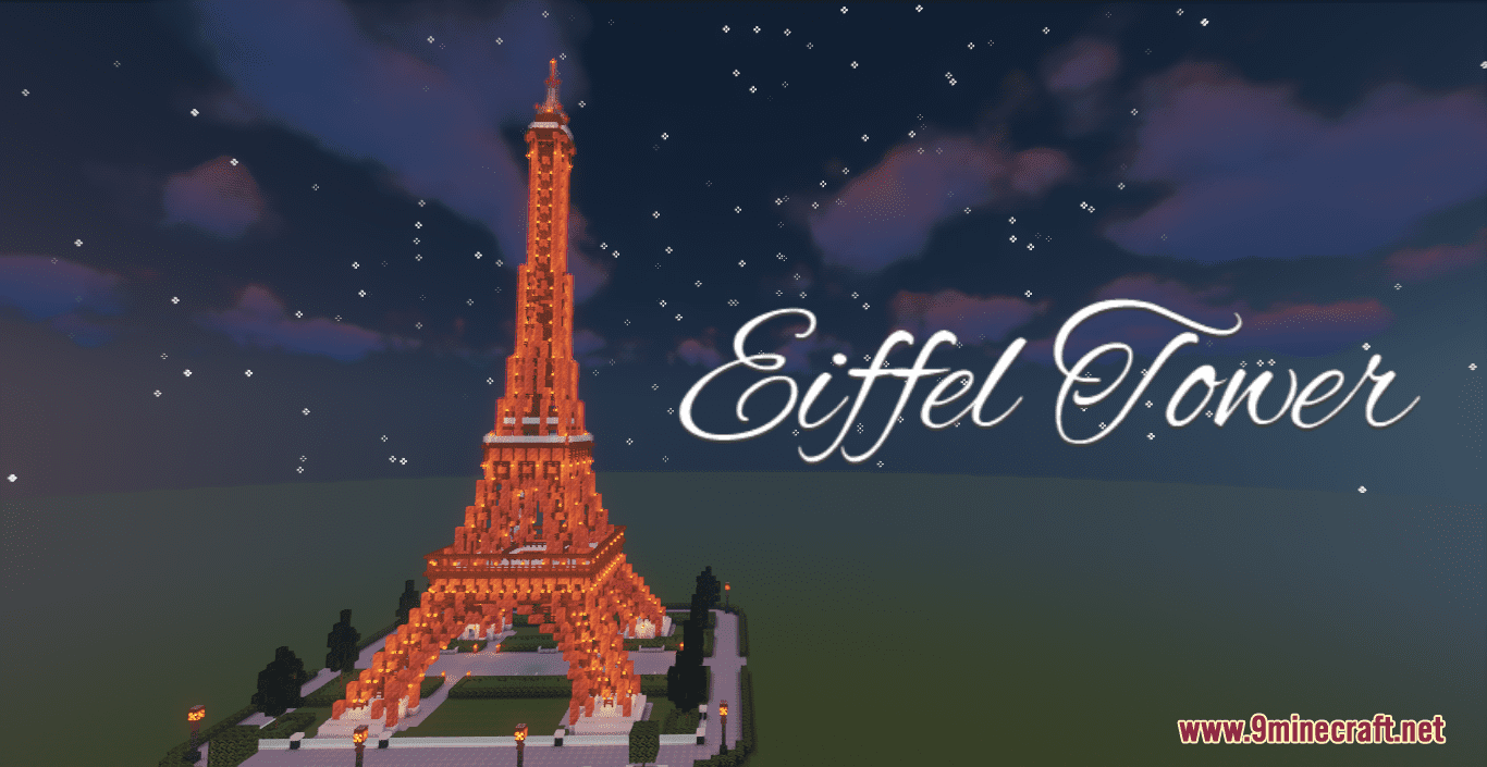 Eiffel Tower Map (1.20.4, 1.19.4) - Amazing Eiffel Tower Recreation 1