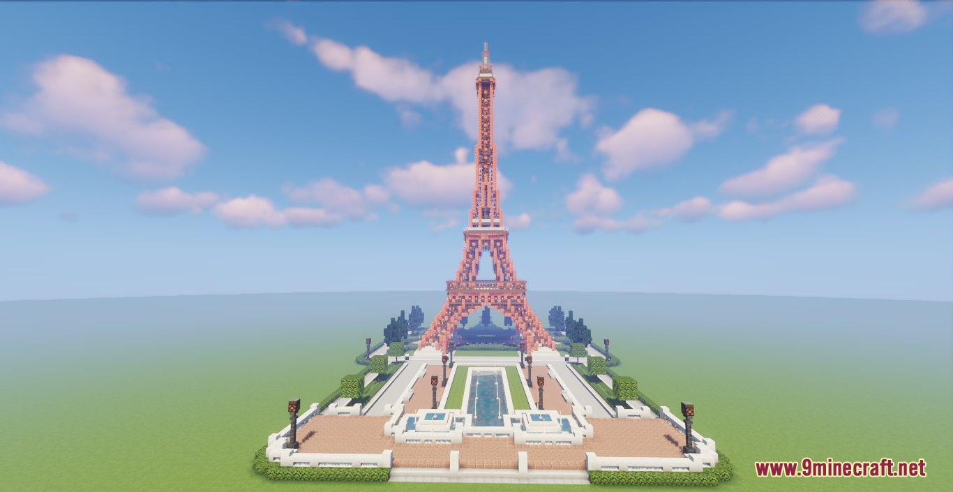 Eiffel Tower Map (1.20.4, 1.19.4) - Amazing Eiffel Tower Recreation 2