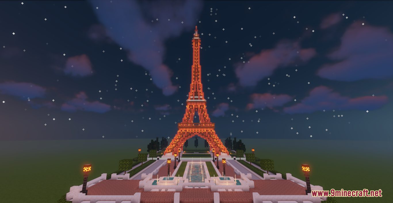 Eiffel Tower Map (1.20.4, 1.19.4) - Amazing Eiffel Tower Recreation 11