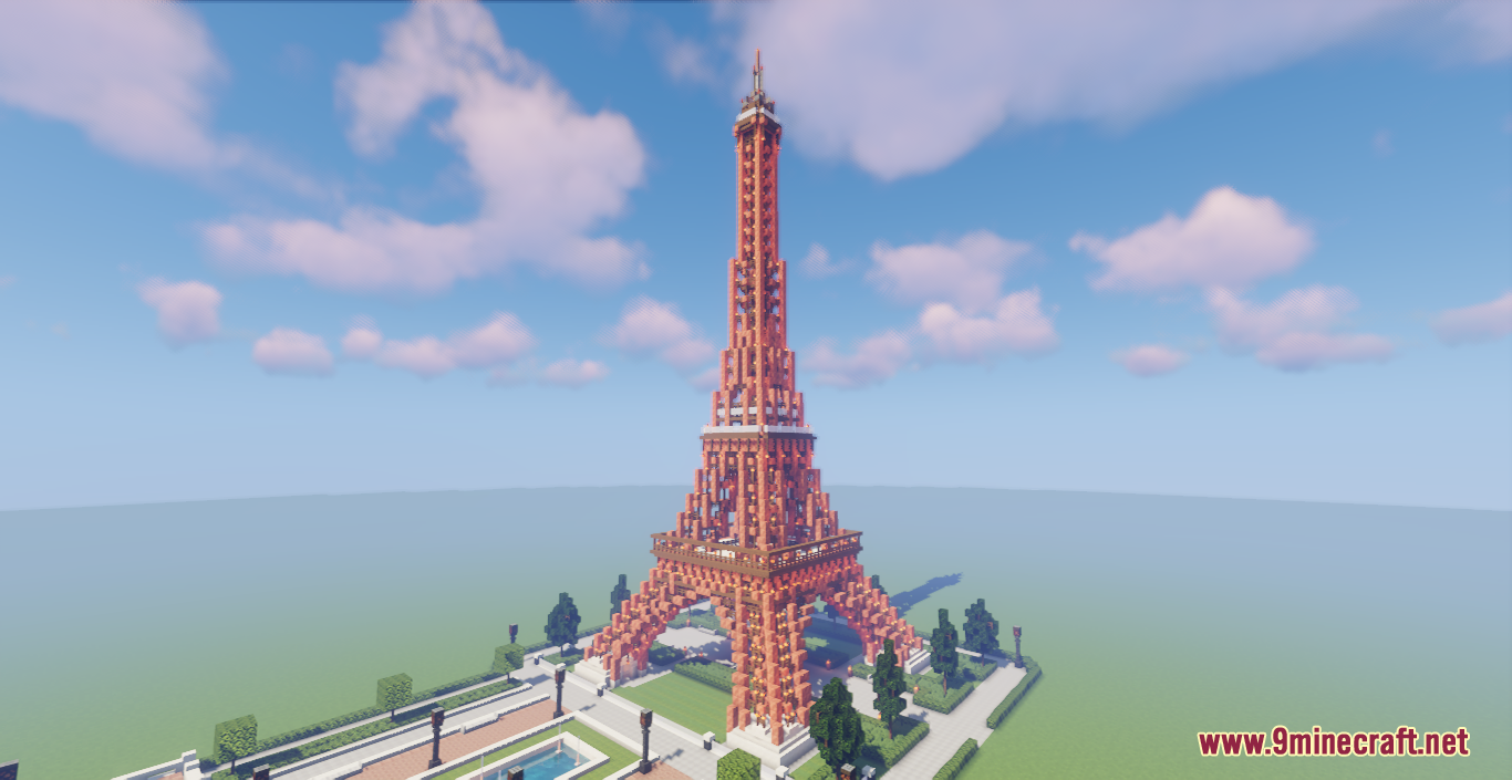 Eiffel Tower Map (1.20.4, 1.19.4) - Amazing Eiffel Tower Recreation 3