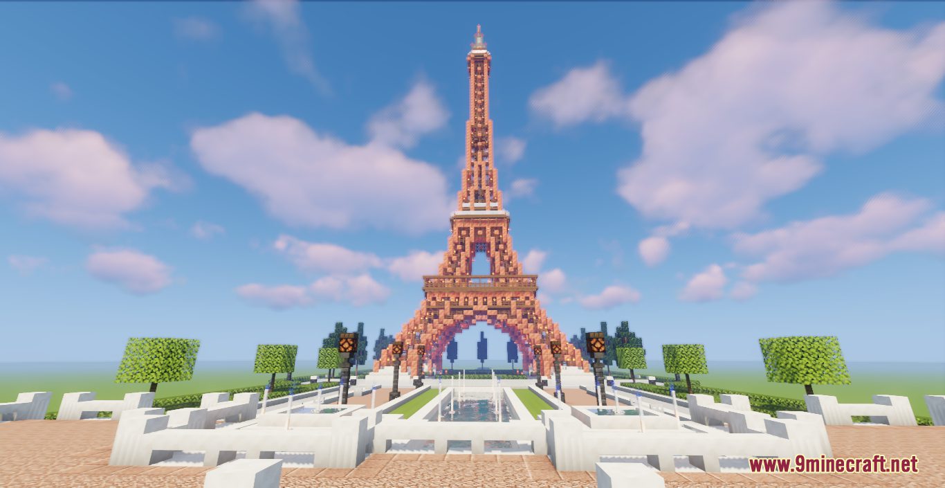 Eiffel Tower Map (1.20.4, 1.19.4) - Amazing Eiffel Tower Recreation 4